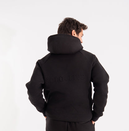 Solo Black Hoodie