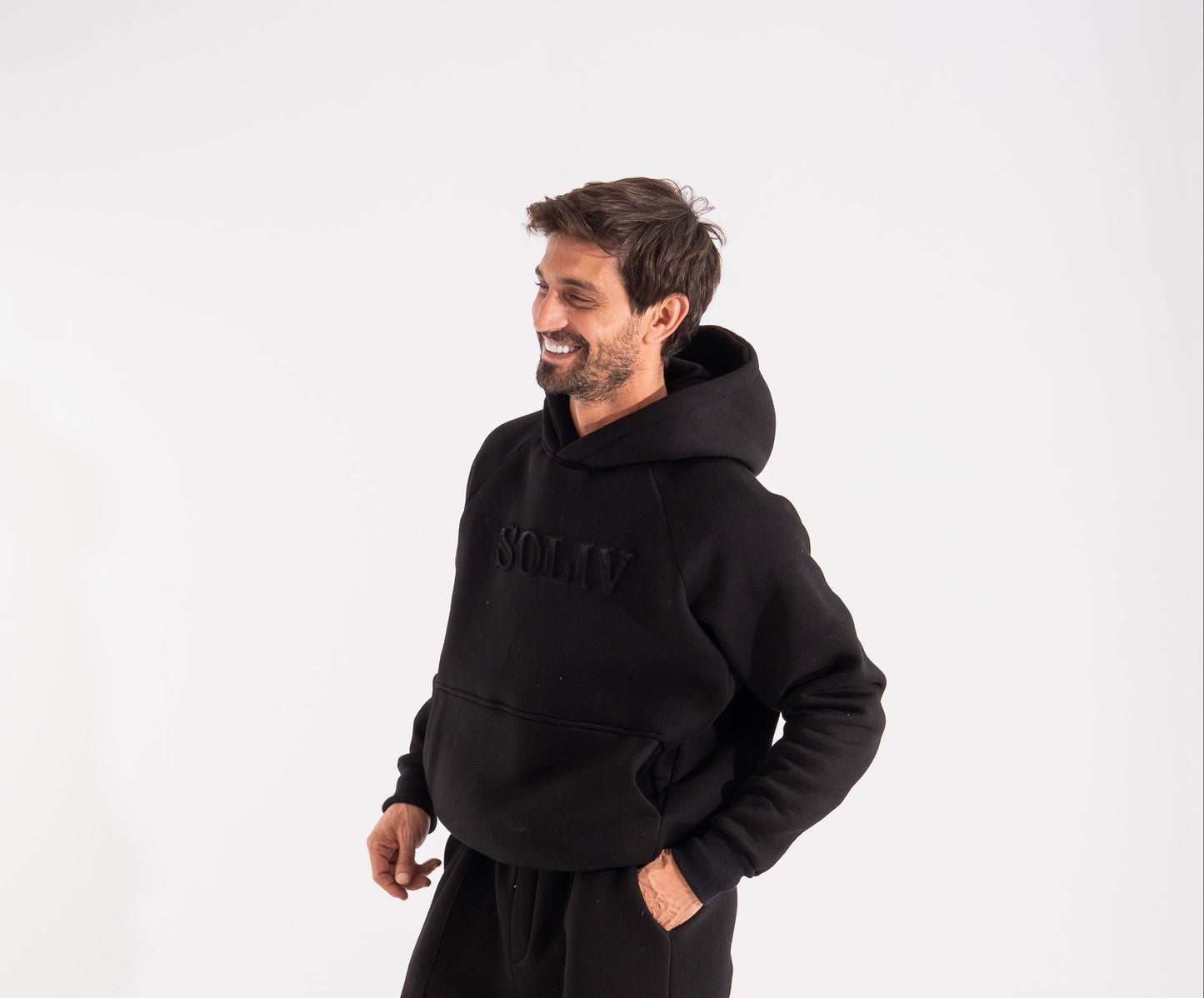 Solo Black Hoodie