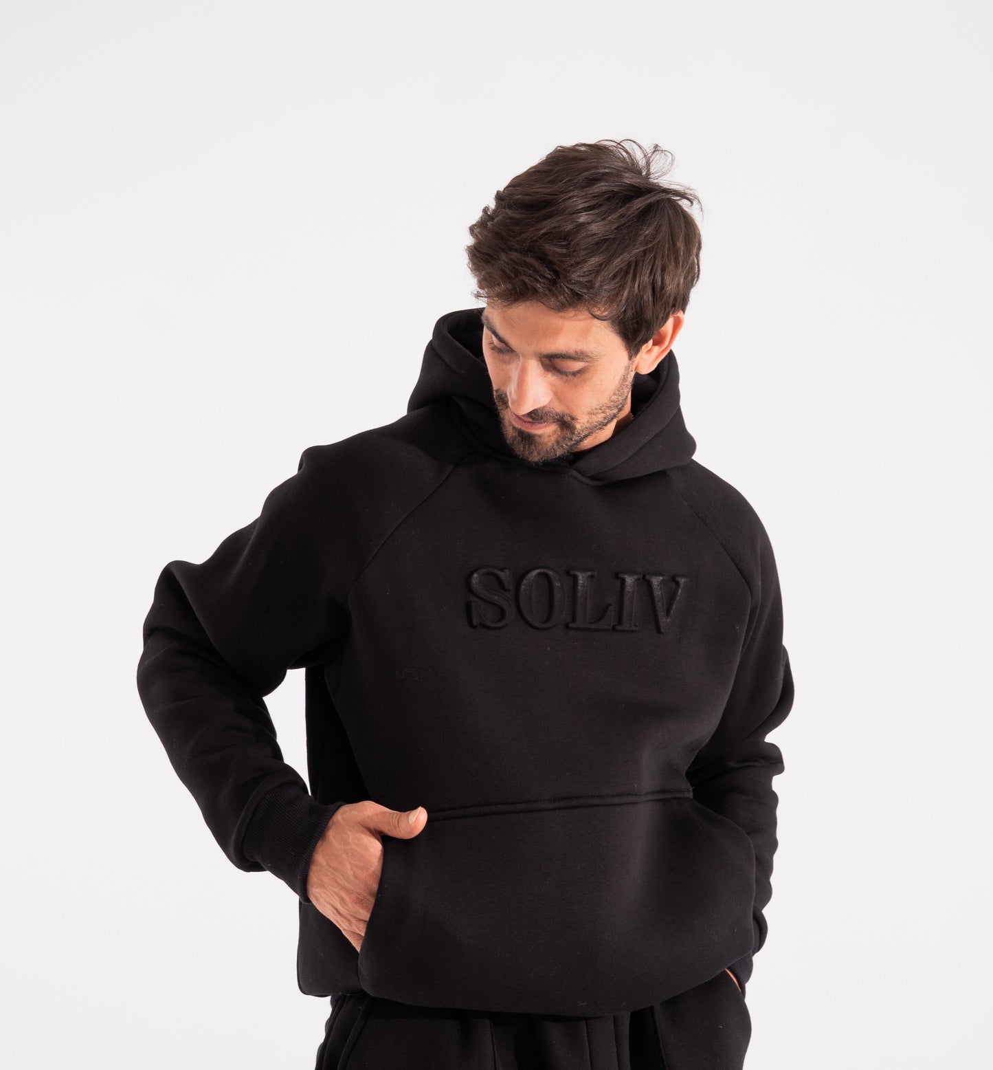 Solo Black Hoodie