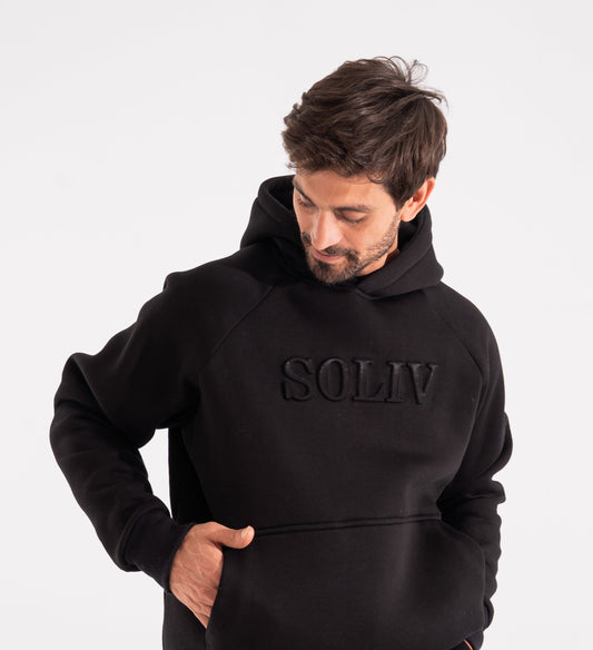 Soliv Black Hoodie
