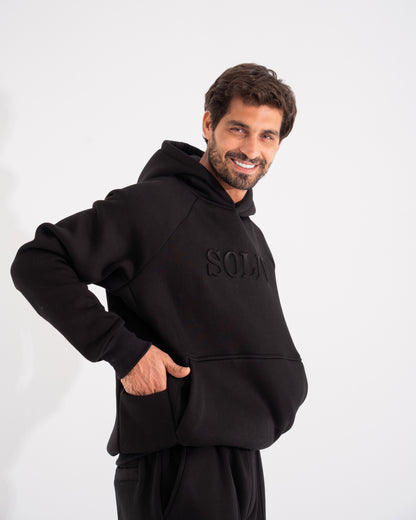 Solo Black Hoodie