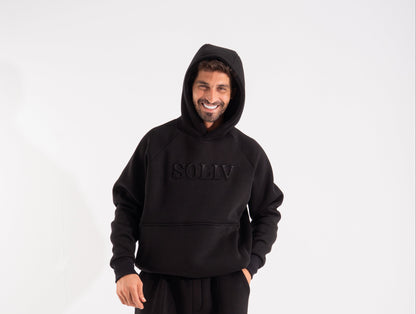 Solo Black Hoodie