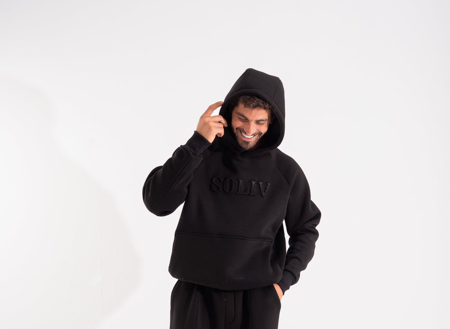 Solo Black Hoodie