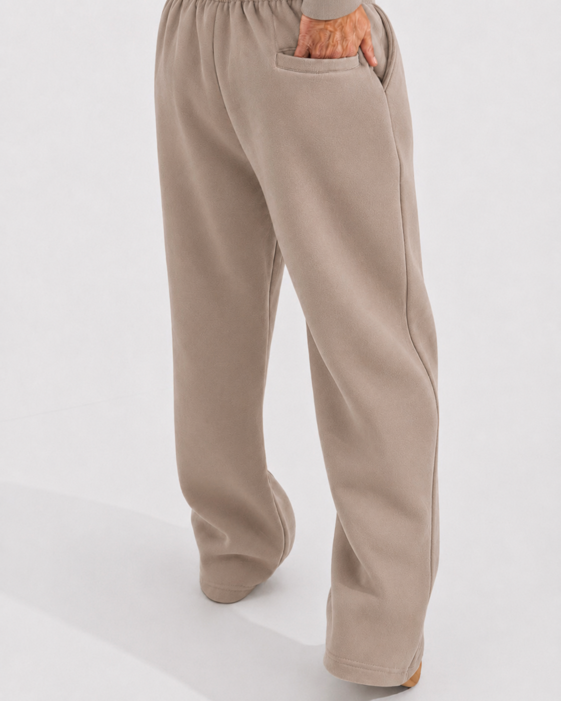 Summer Wide-Leg Sweatpants - Mocha