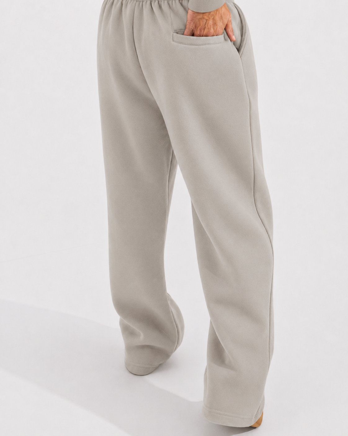Summer Wide-Leg Sweatpants - Silver