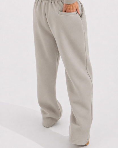 Summer Wide-Leg Sweatpants - Silver